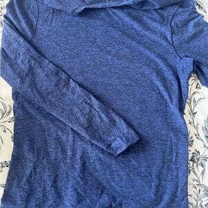 Lululemon Athletica Heathered Blue Shirt
